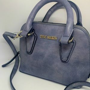 Mini bag Steve Madden blue jeans color.